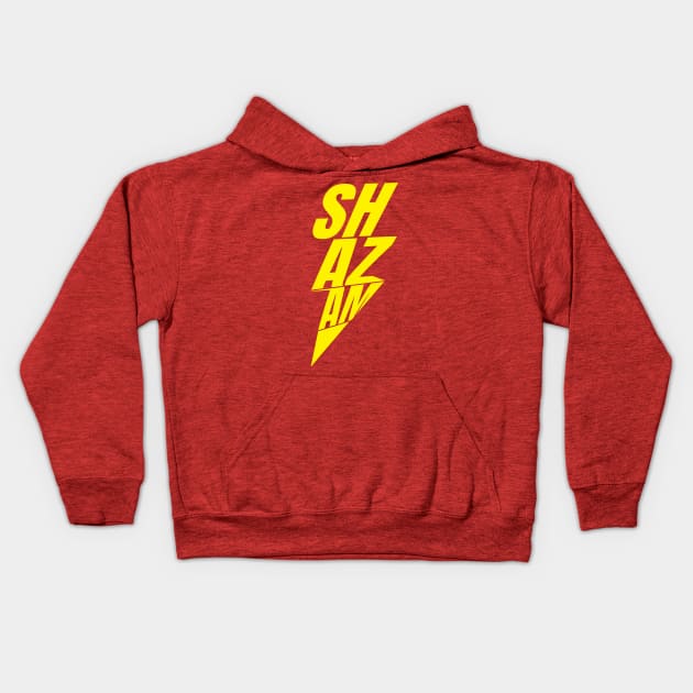 Shazam Kids Hoodie by Greeenhickup